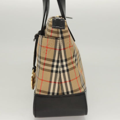 Burberry Nova Check Handbag Nova Check Canvas and leather, BEIGE, CANVAS, Handbag