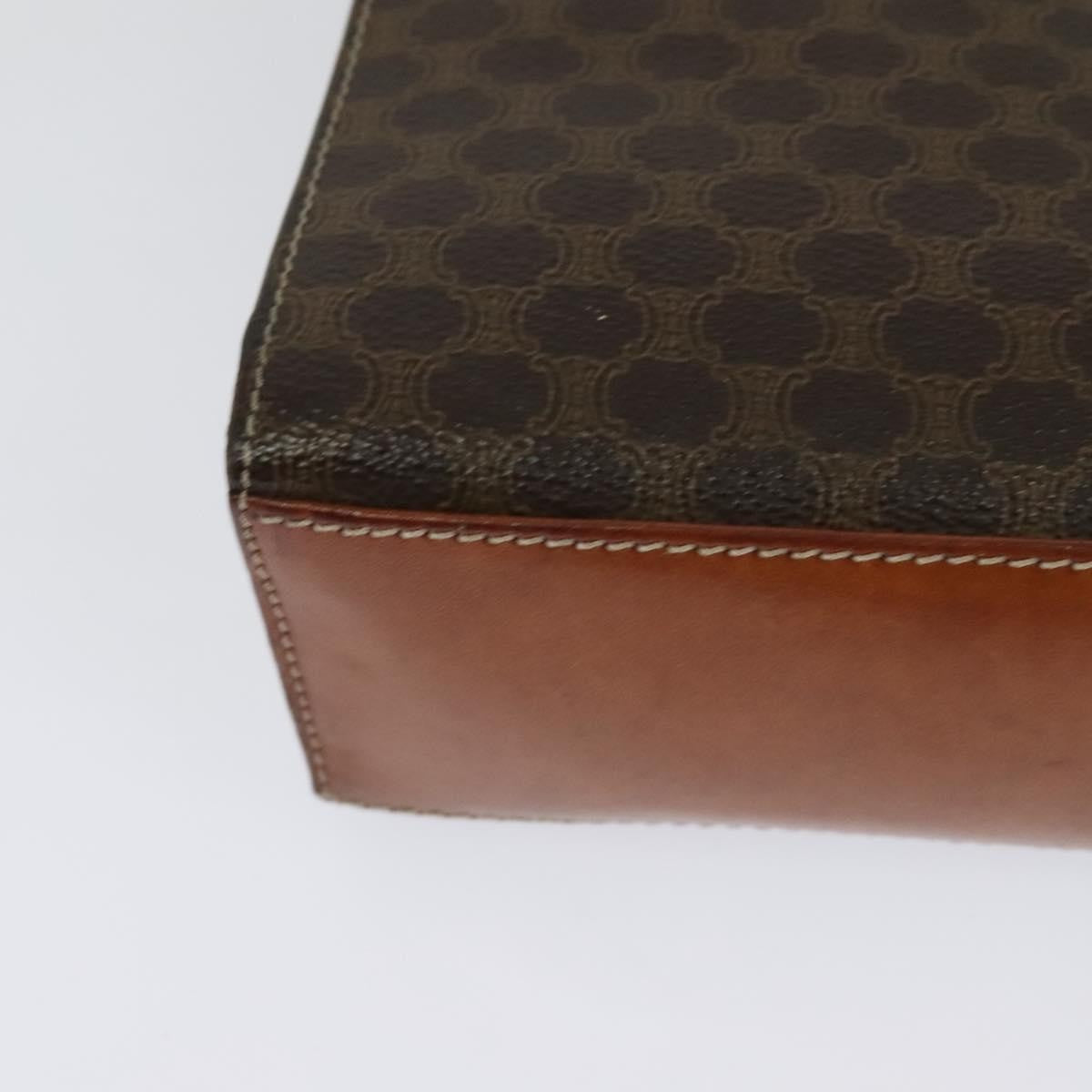 Celine Triomphe vintage handbag Macadam canvas, BROWN, CANVAS, Handbag