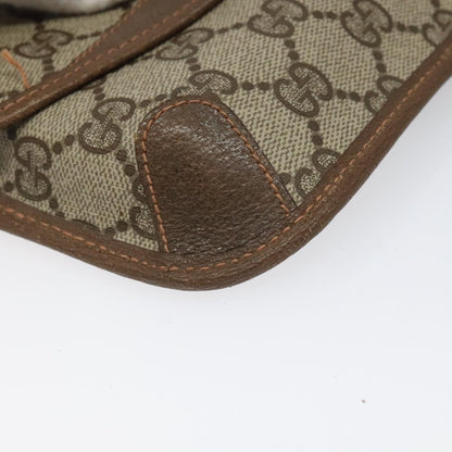 Gucci Ophidia Flap Clutch GG Coated Canvas, BEIGE, CANVAS, Clutche & pouche