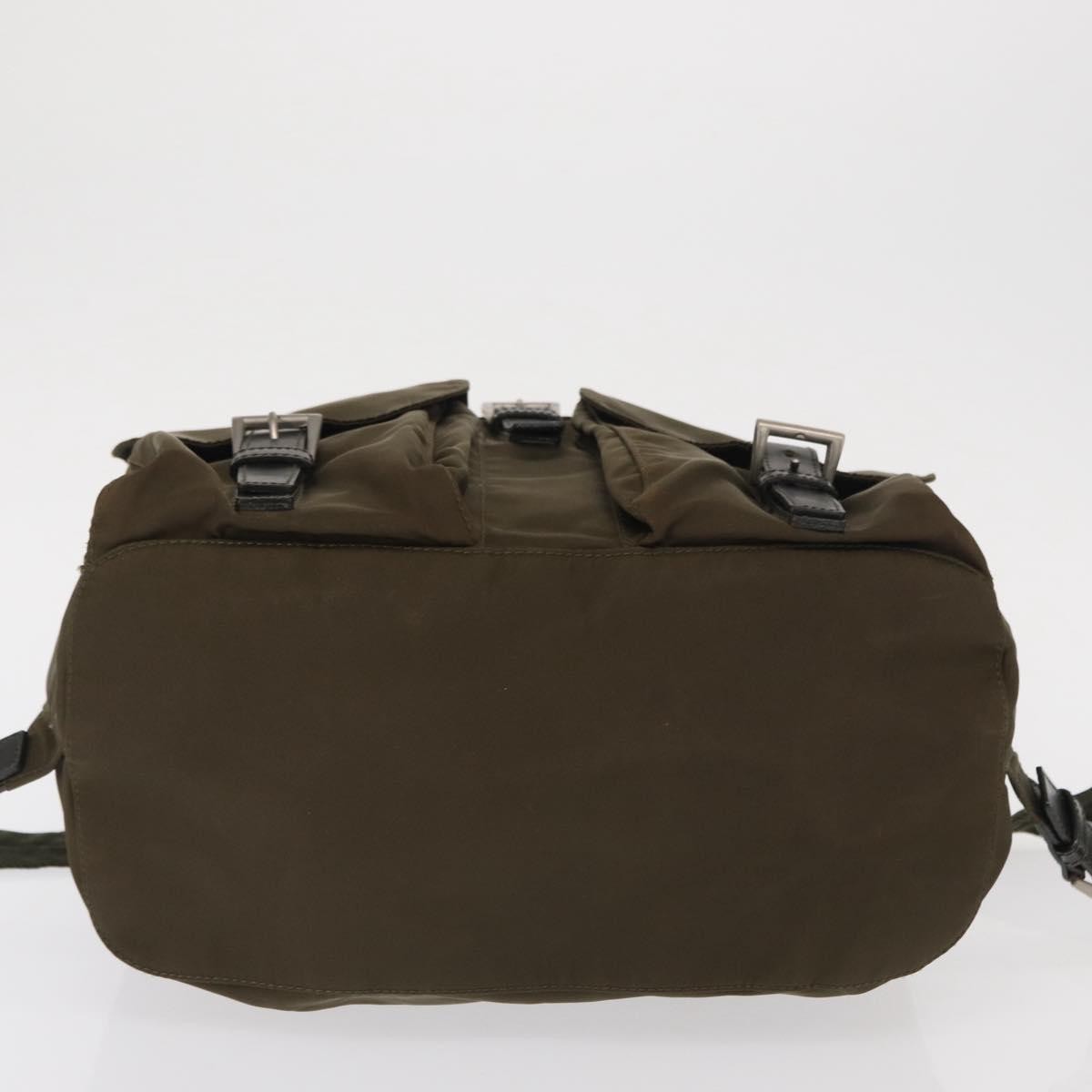 Prada Sac à dos Re-nylon nylon, KHAKI, NYLON, Backpack
