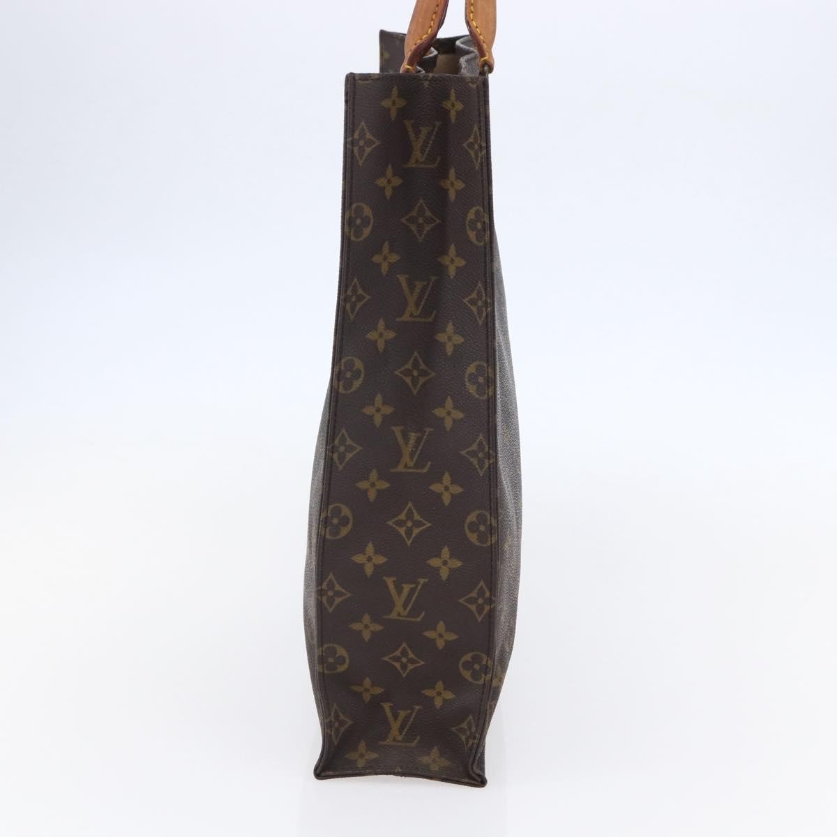 Louis Vuitton Sac Plat Bag Monogram Canvas, BROWN, CANVAS, Handbag