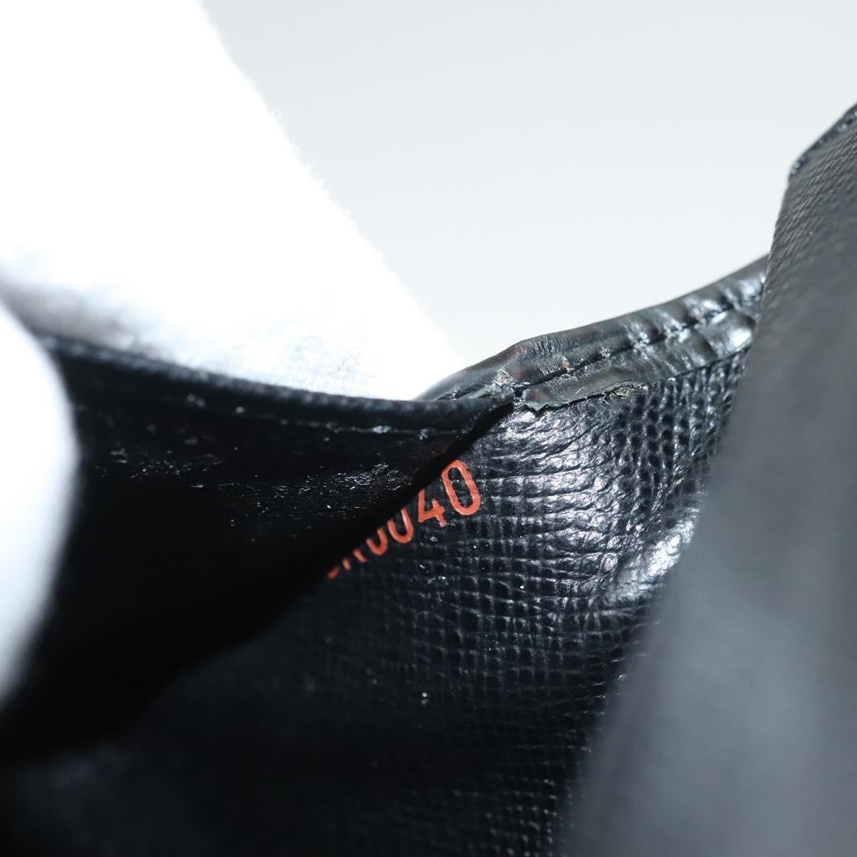 Louis Vuitton Porte Cartes Wallet Epi Leather, BLACK, LEATHER, Wallets