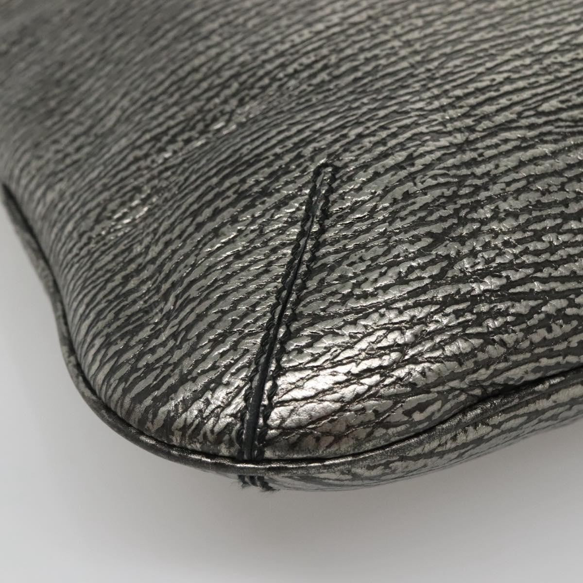 Saint Laurent Tribute Tote Leather, SILVER, LEATHER, Shoulder bag