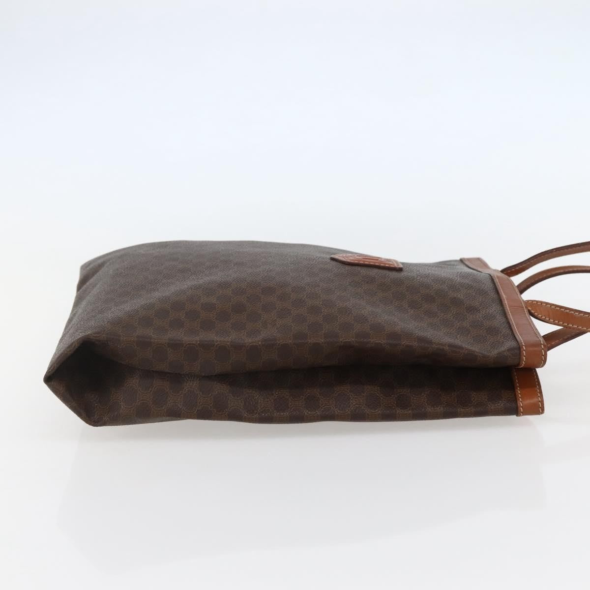 Celine Vintage Macadam Tote bag Canvas, BROWN, CANVAS, Tote bag