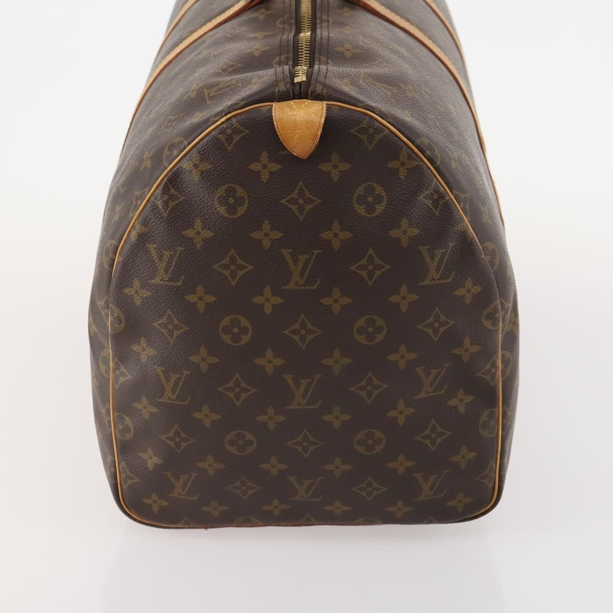 Louis Vuitton Keepall Bag Monogram Canvas, BROWN, CANVAS, Travel bag