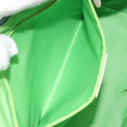 Bvlgari Logomania Shoulder Bag Canvas with Leather, BLUE, CANVAS, Shoulder bag