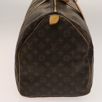 Louis Vuitton Keepall Bag Monogram Canvas, BROWN, CANVAS, Travel bag