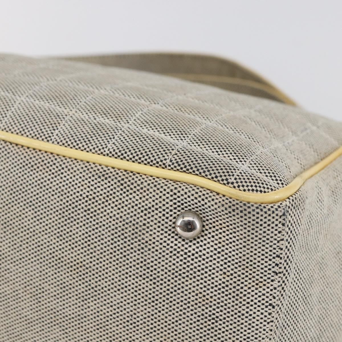 Chanel Camellia No.5 Tote Canvas, GRAY, CANVAS, Tote bag