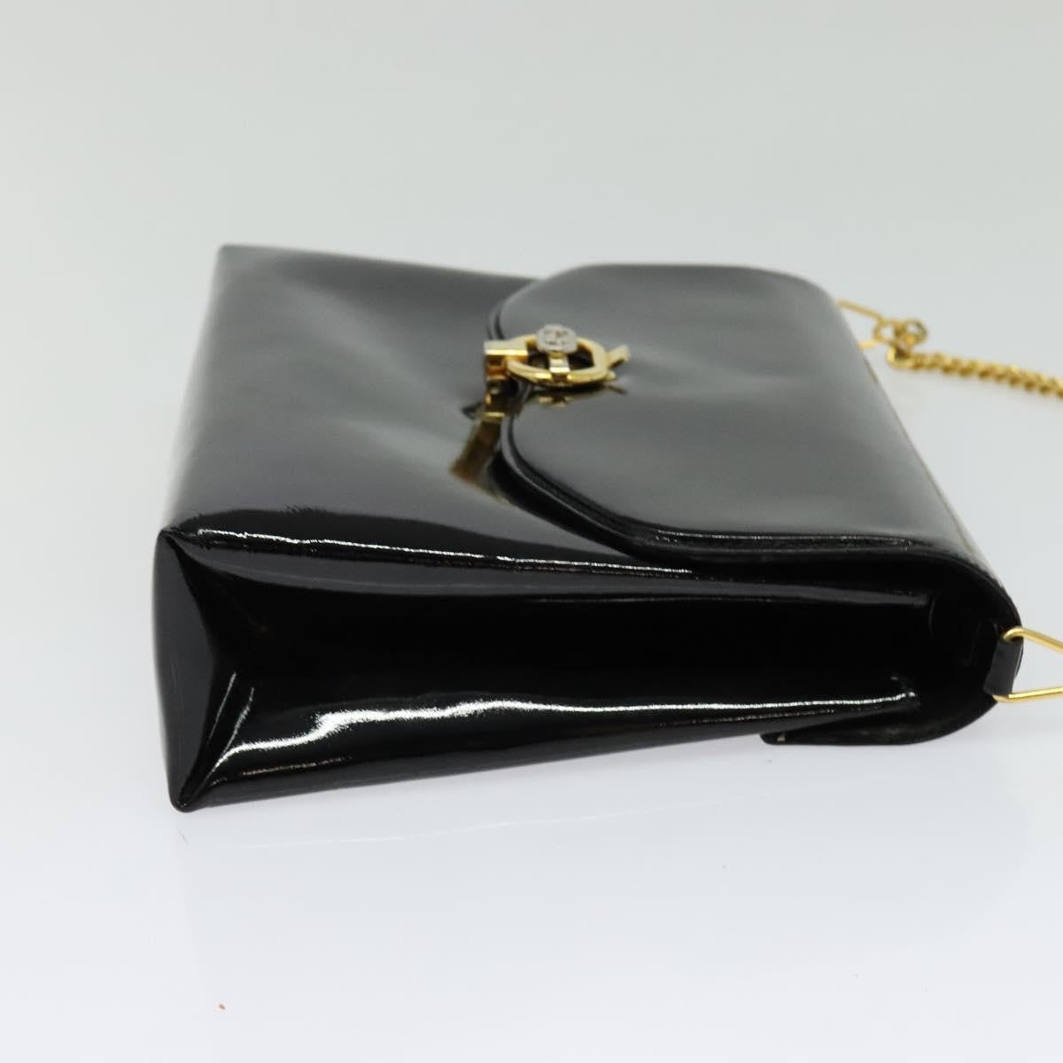 Gucci Vintage Shoulder Bag Patent leather, BLACK, PATENT_LEATHER, Shoulder bag