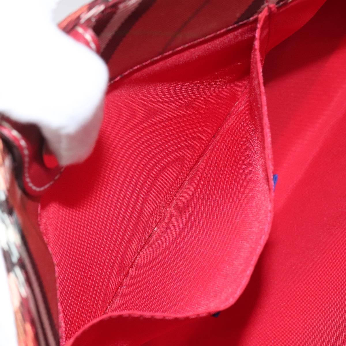 Burberry Nova Check Handbag Nova Check Canvas, RED, NYLON, Handbag