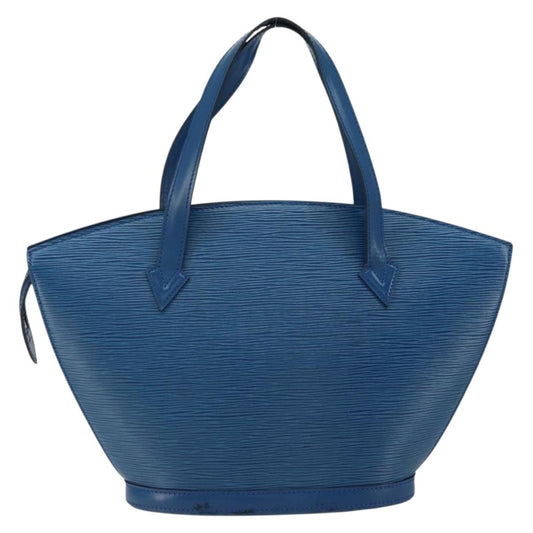 Louis Vuitton Saint Jacques Handbag Epi Leather, BLUE, LEATHER, Shoulder bag