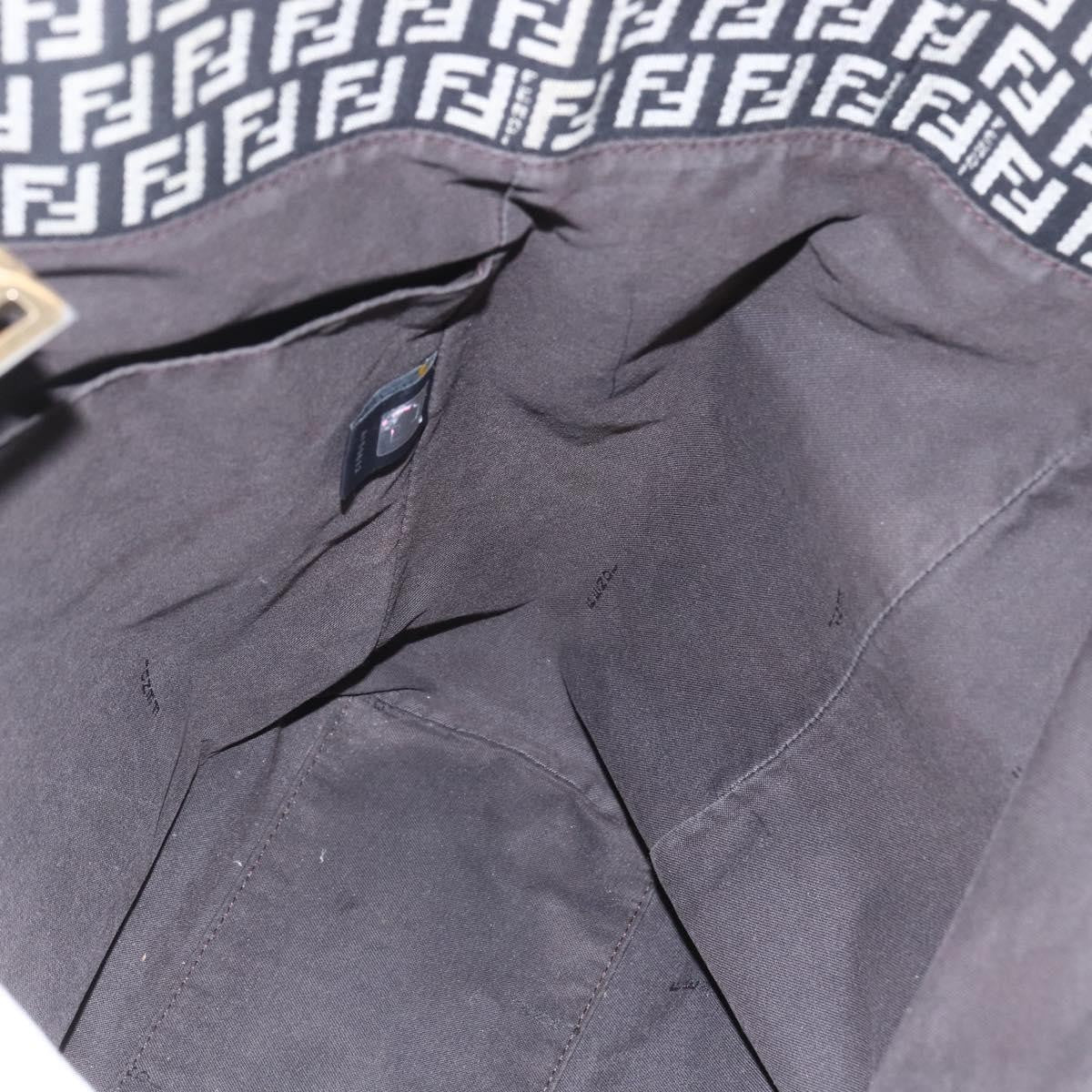 Fendi Zucca Tote bag Canvas, BLACK, CANVAS, Tote bag