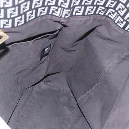 Fendi Zucca Tote bag Canvas, BLACK, CANVAS, Tote bag