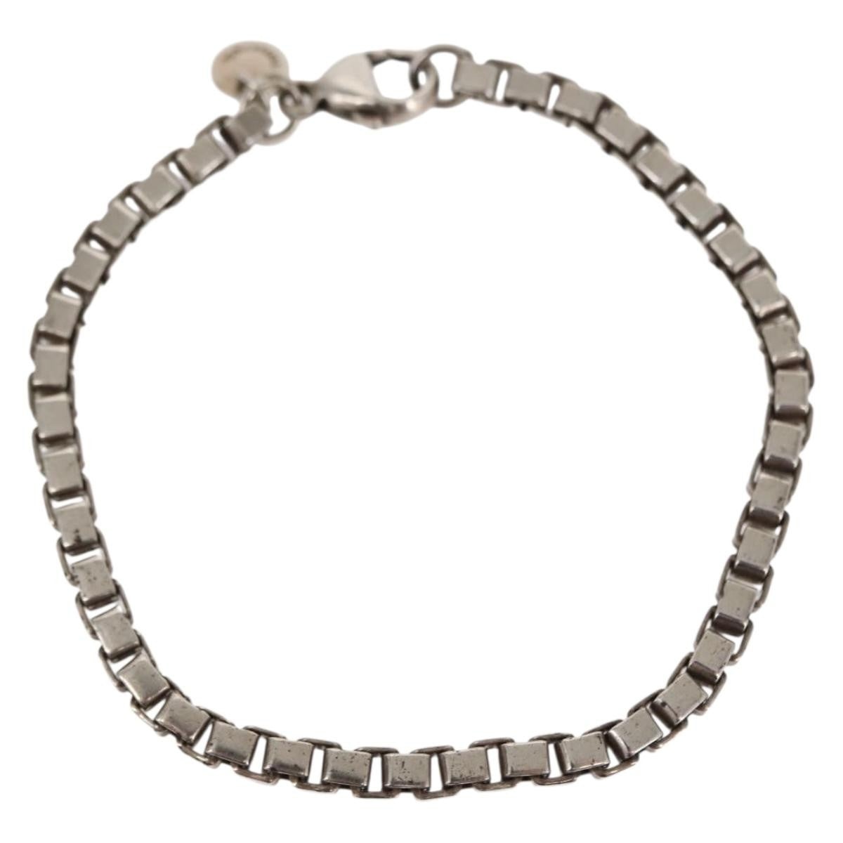 Tiffany & Co. Venetian Link Bracelet Sterling Silver, SILVER, SILVER, Bracelet