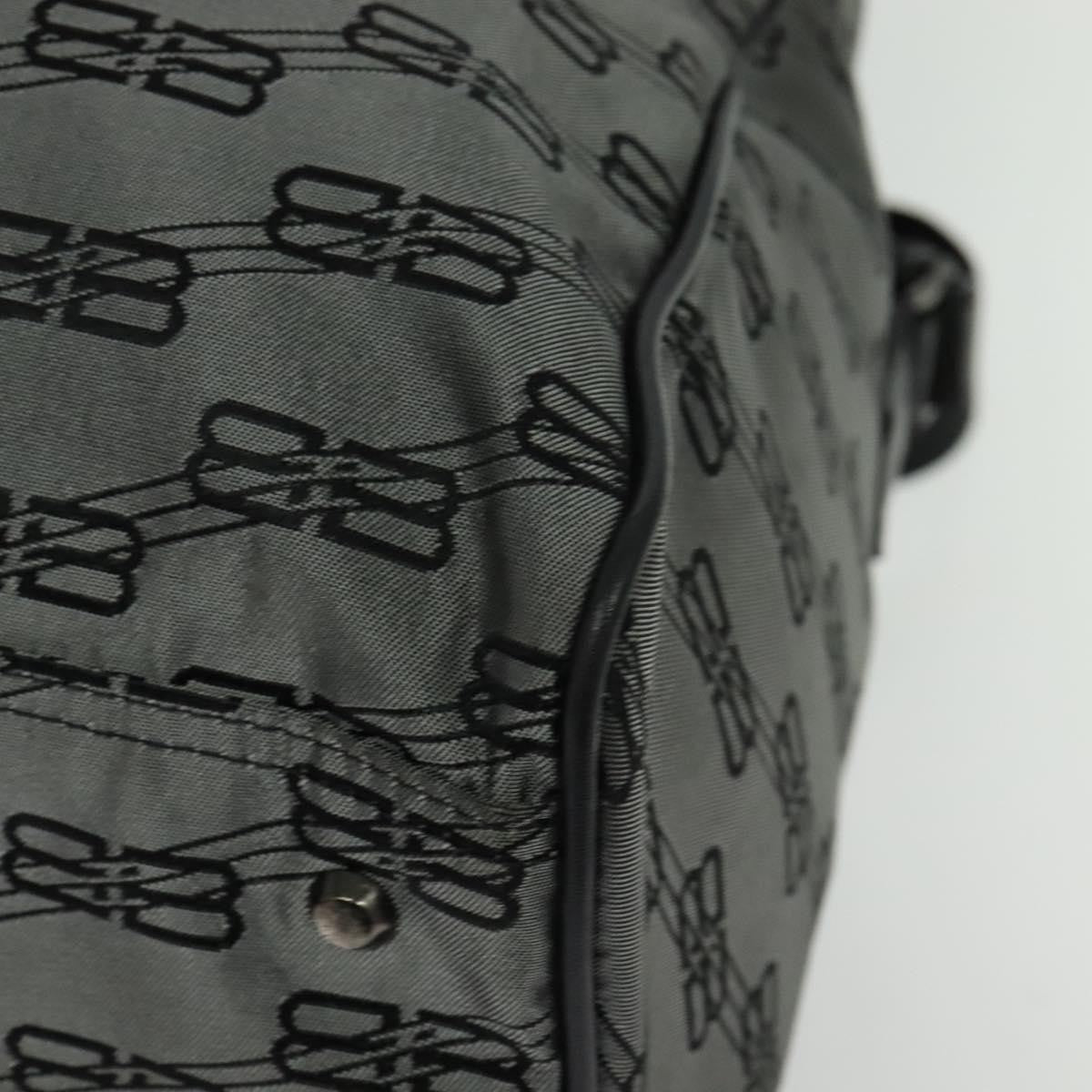 Balenciaga Vintage Boston Nylon, GRAY, NYLON, Travel bag