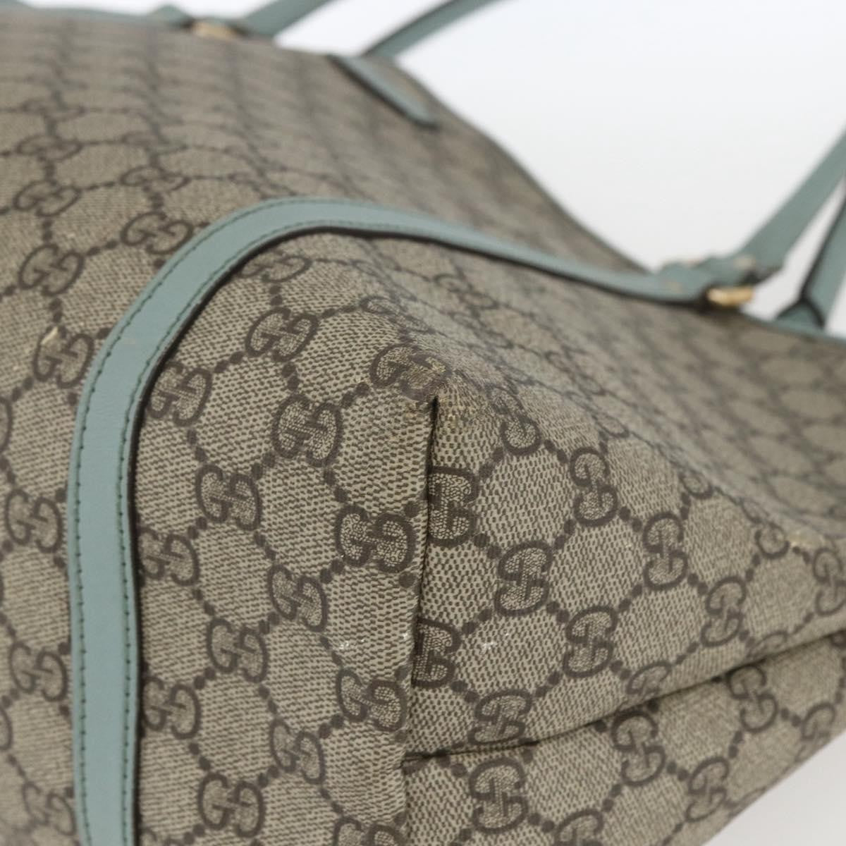 Gucci Joy Plus Tote GG Coated Canvas with Leather, BEIGE, PVC, Tote bag