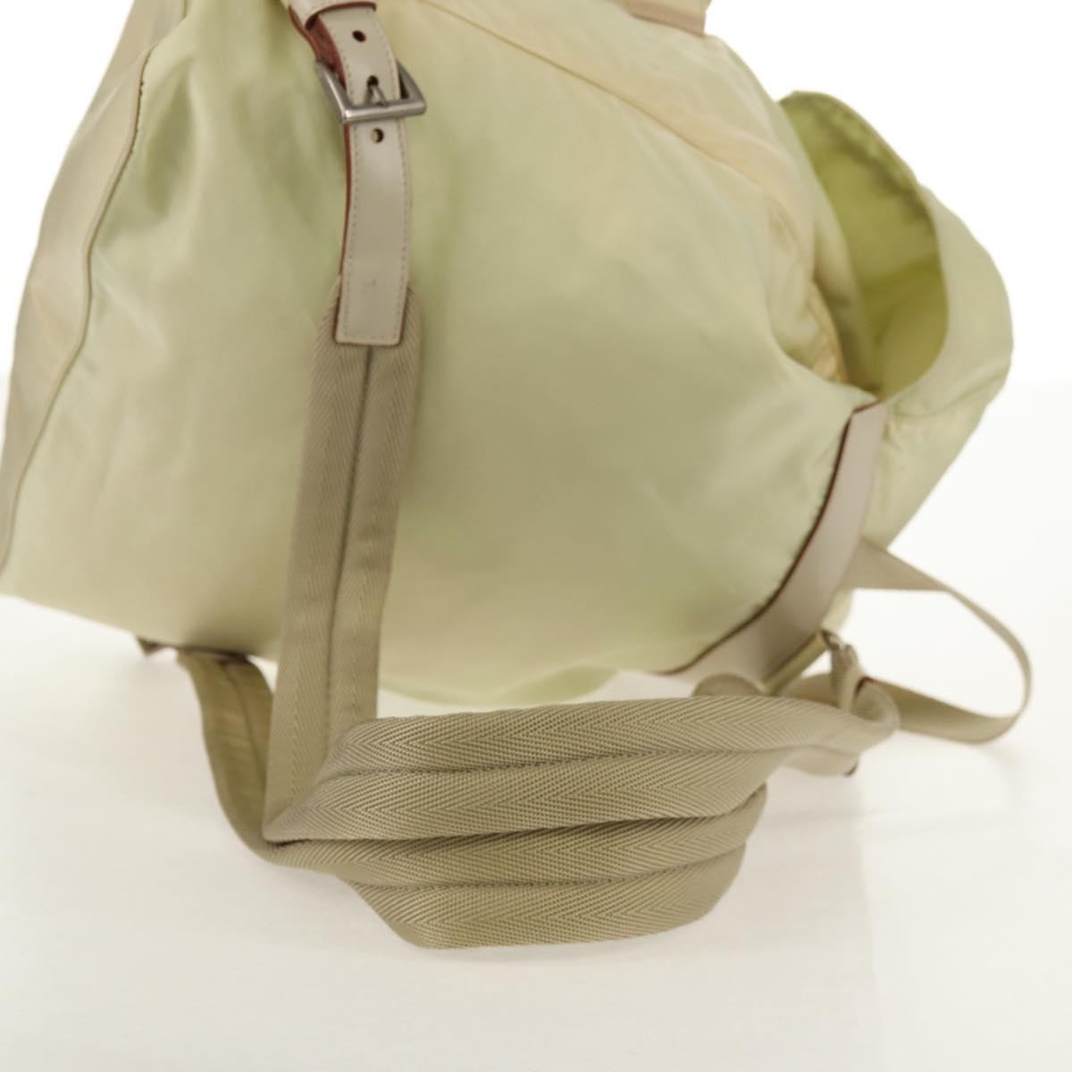 Prada Sac à dos Re-nylon nylon, BEIGE, NYLON, Backpack
