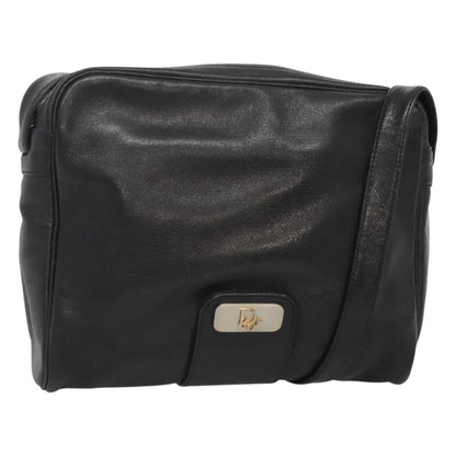 Christian Dior Shoulder bag Leather, BLACK, LEATHER, Shoulder bag