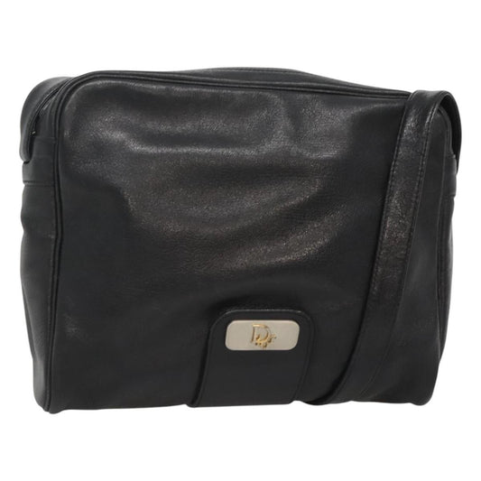 Christian Dior Shoulder bag Leather, BLACK, LEATHER, Shoulder bag