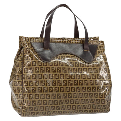 Fendi Zip Tote Canvas, BEIGE, CANVAS, Tote bag