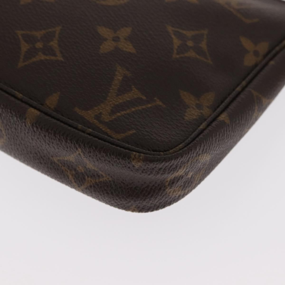 Louis Vuitton Pochette Accessoires NM Monogram Canvas, BROWN, CANVAS, Clutche & pouche