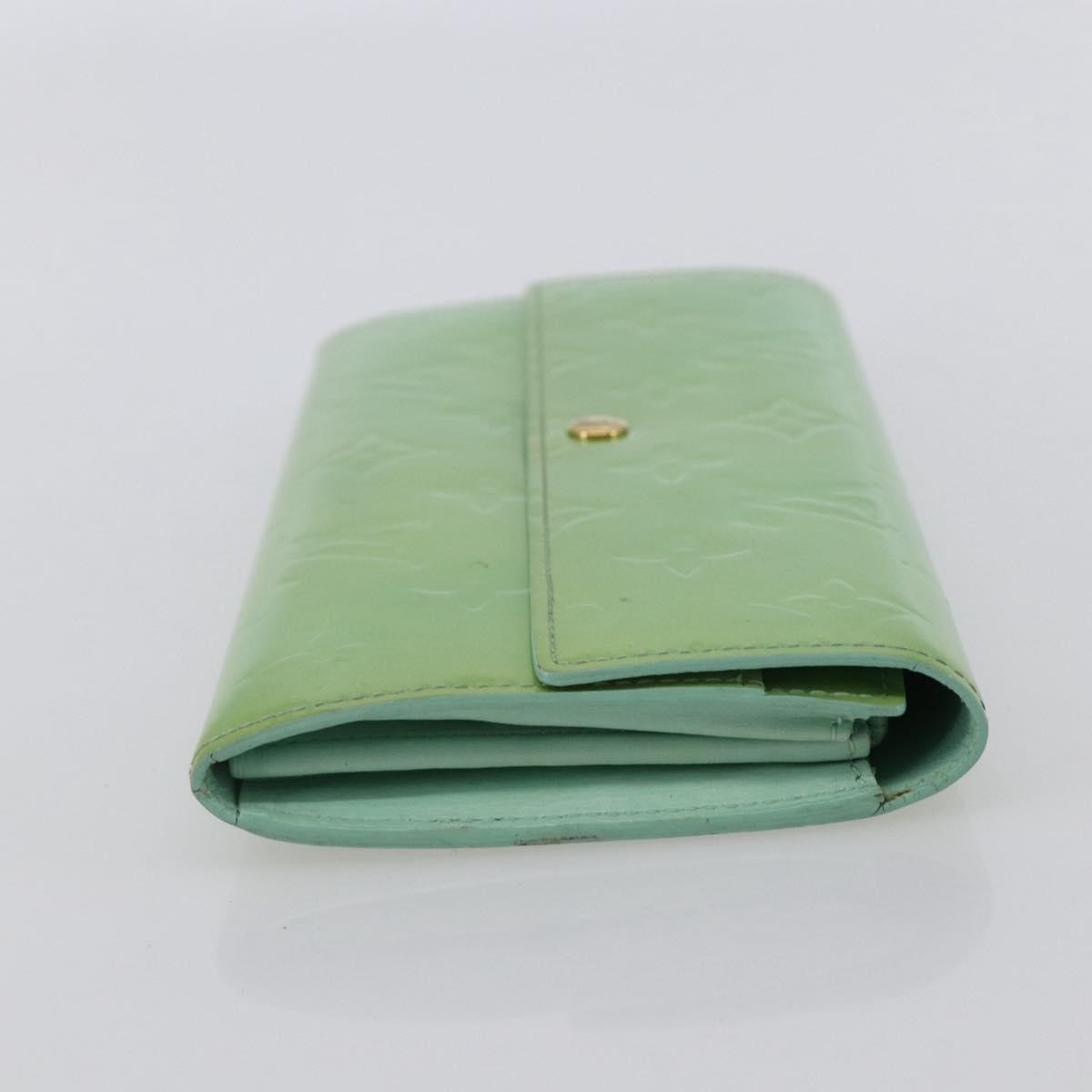 Louis Vuitton Vintage Sarah Wallet Patent leather, GREEN, PATENT_LEATHER, Wallets