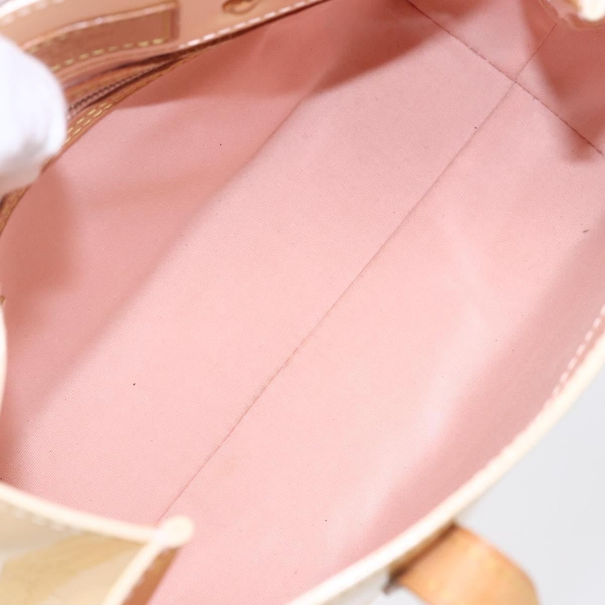 Louis Vuitton Reade Handbag Monogram Vernis, BEIGE, PATENT_LEATHER, Handbag