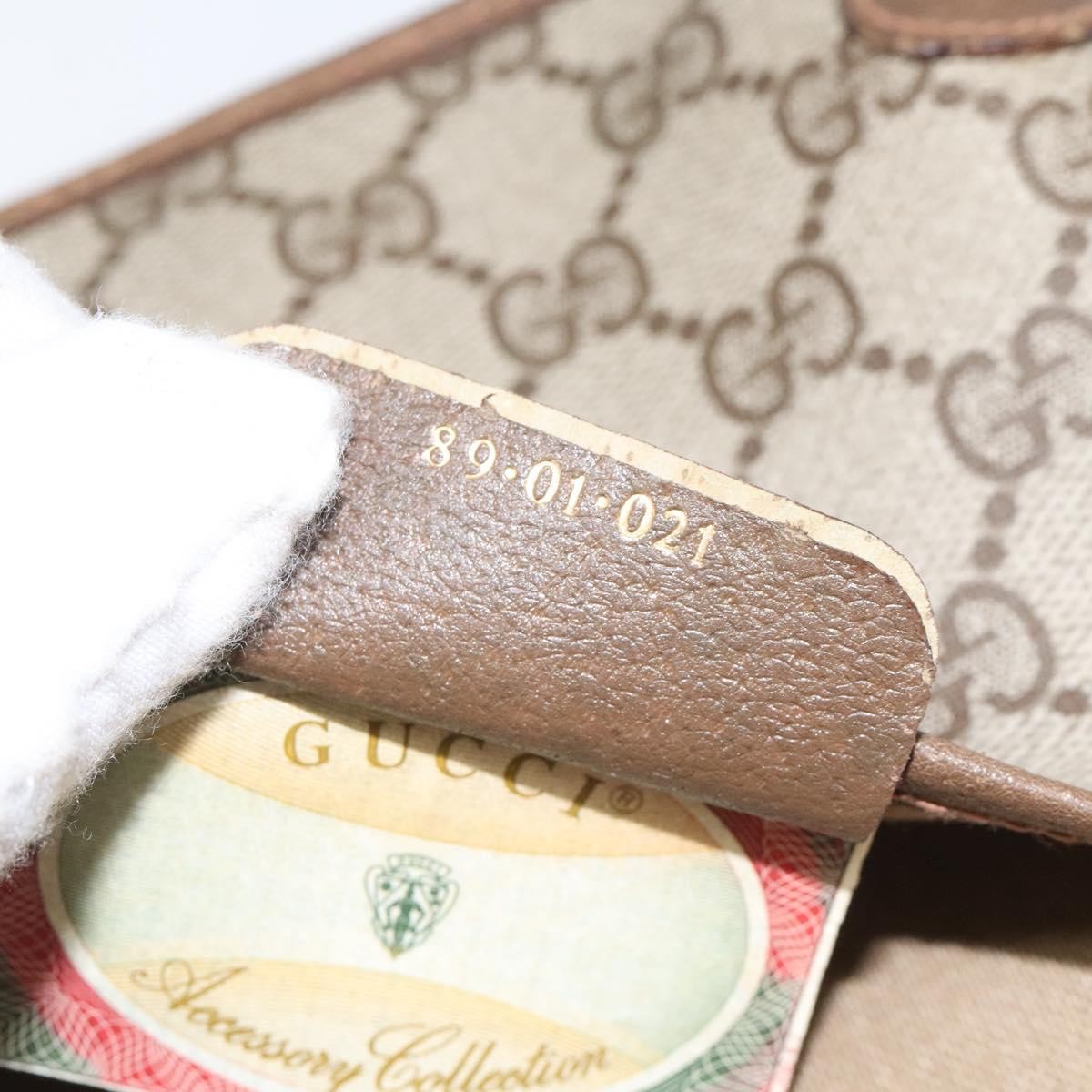 Gucci Ophidia Flap Clutch GG Coated Canvas, BEIGE, CANVAS, Clutche & pouche