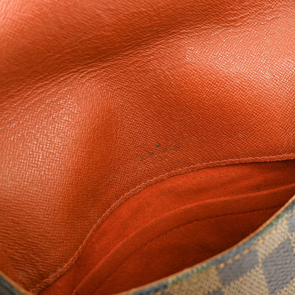 Louis Vuitton Musette Salsa Handbag Damier Canvas, BROWN, CANVAS, Shoulder bag