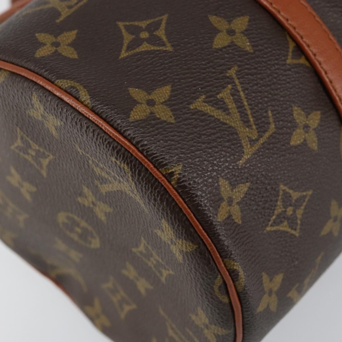 Louis Vuitton Papillon Handbag Monogram Canvas, BROWN, CANVAS, Handbag