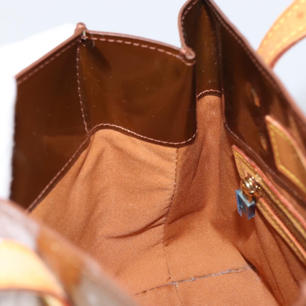 Louis Vuitton Reade Handbag Monogram Vernis, BROWN, PATENT_LEATHER, Tote bag