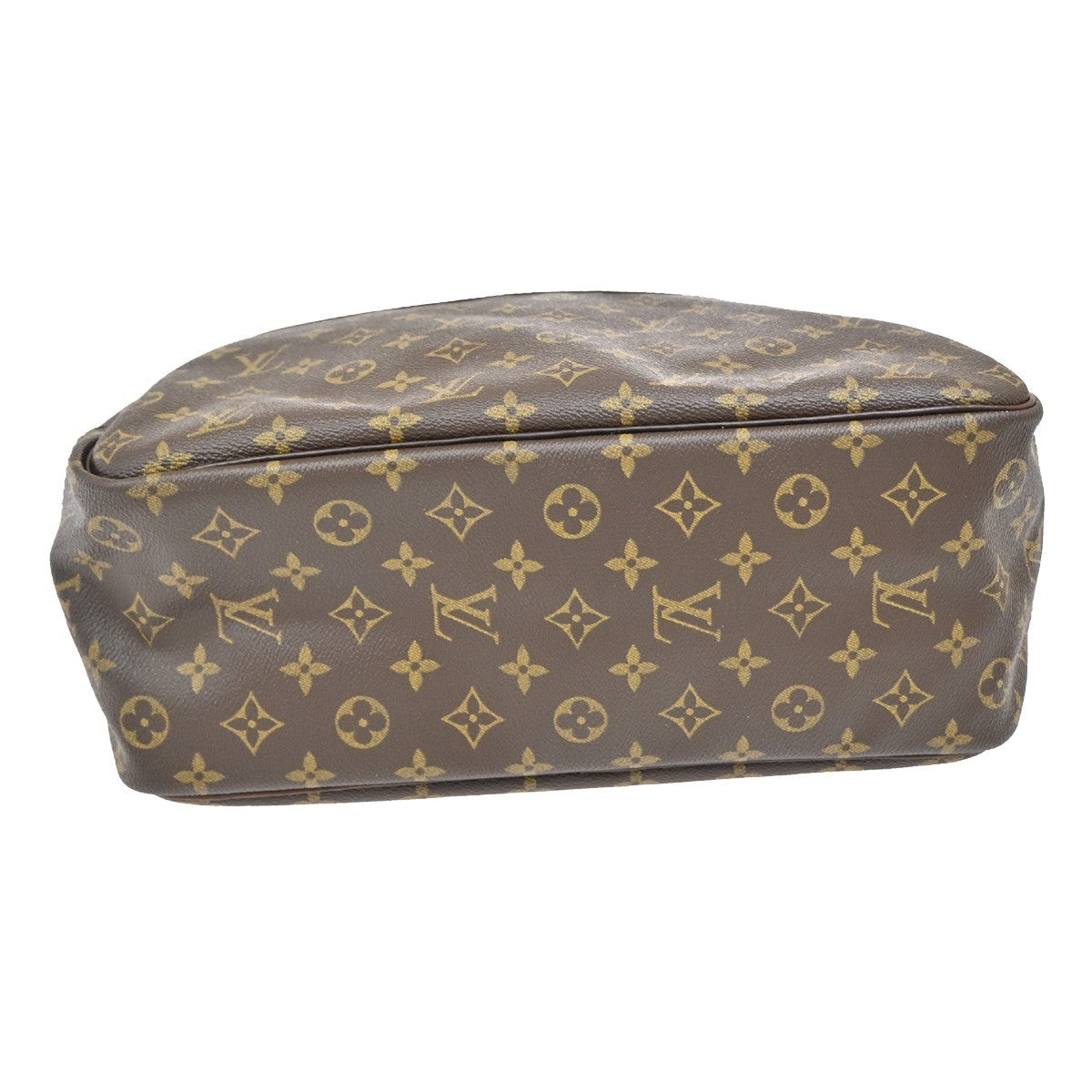 Louis Vuitton Deauville Handbag Monogram Canvas, BROWN, CANVAS, Handbag