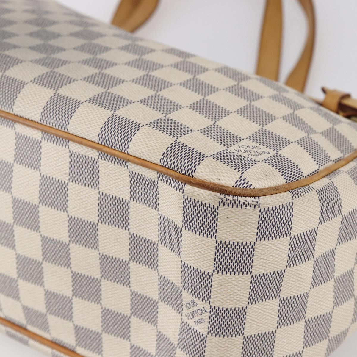 Louis Vuitton Batignolles Handbag Damier, WHITE, CANVAS, Tote bag