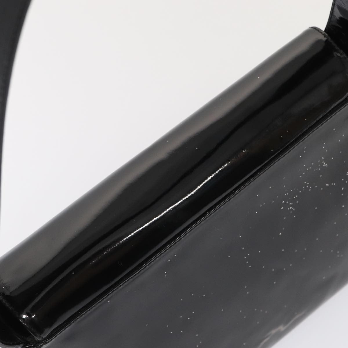 Salvatore Ferragamo Vala Shoulder Bag Patent Leather, BLACK, PATENT_LEATHER, Shoulder bag