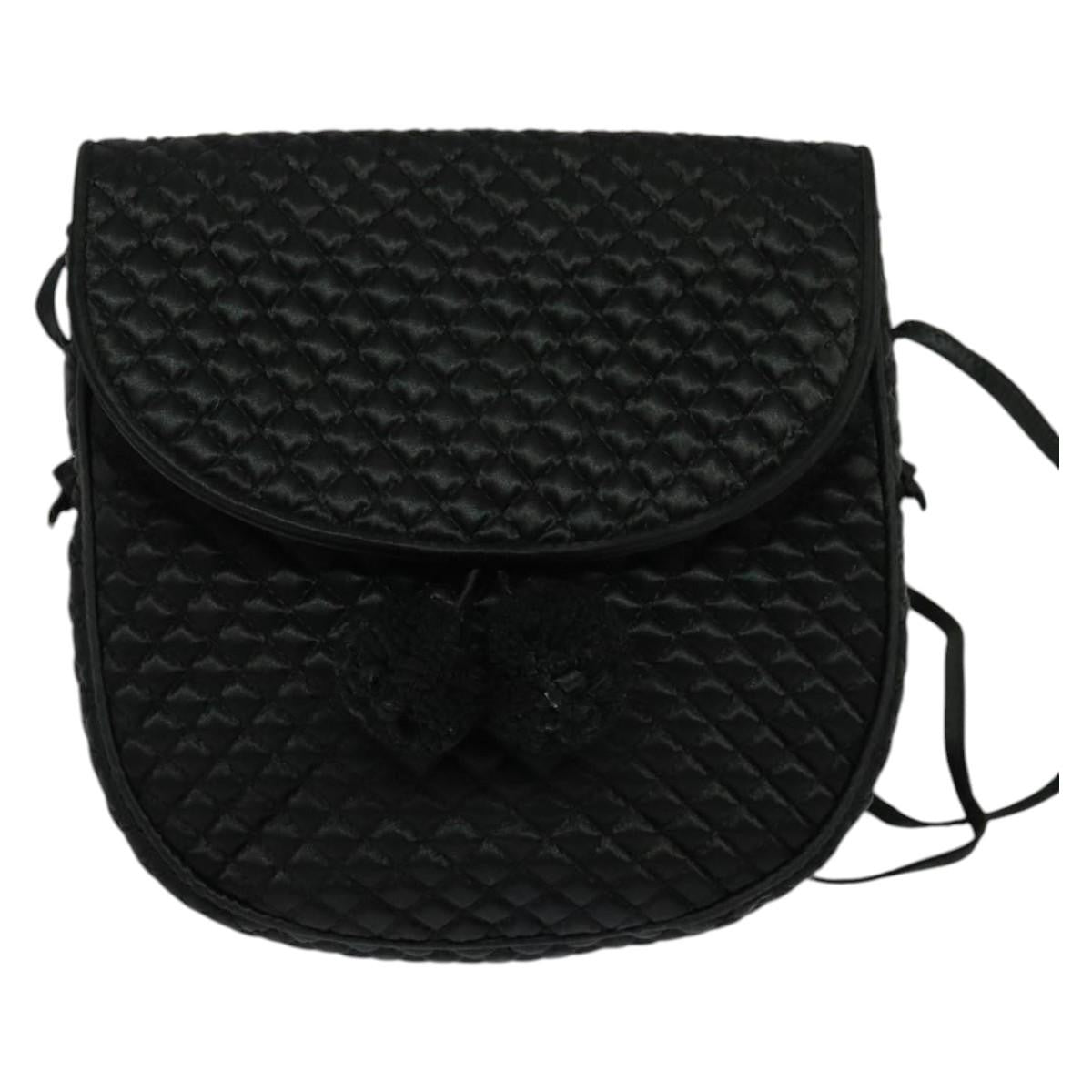 Bottega Veneta Intrecciato Clutch bag Calfskin, BLACK, SATIN, Shoulder bag