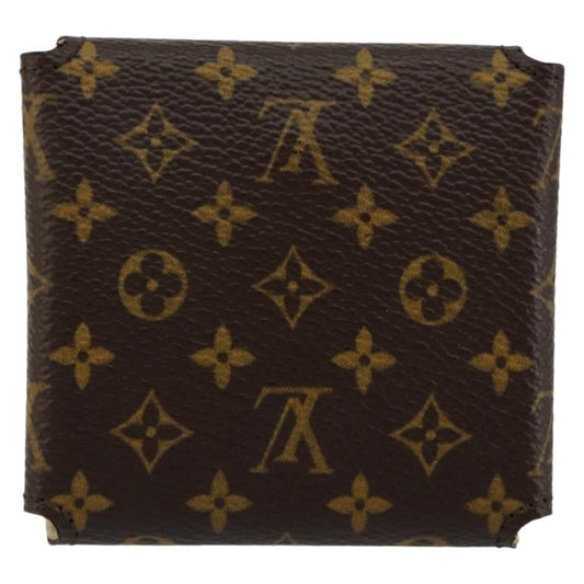 Louis Vuitton CASE JEWELRY BOX Canvas, BROWN, CANVAS, Wallets