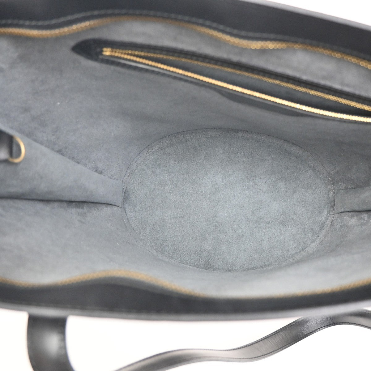 Louis Vuitton Saint Jacques Handbag Epi Leather, BLACK, LEATHER, Shoulder bag