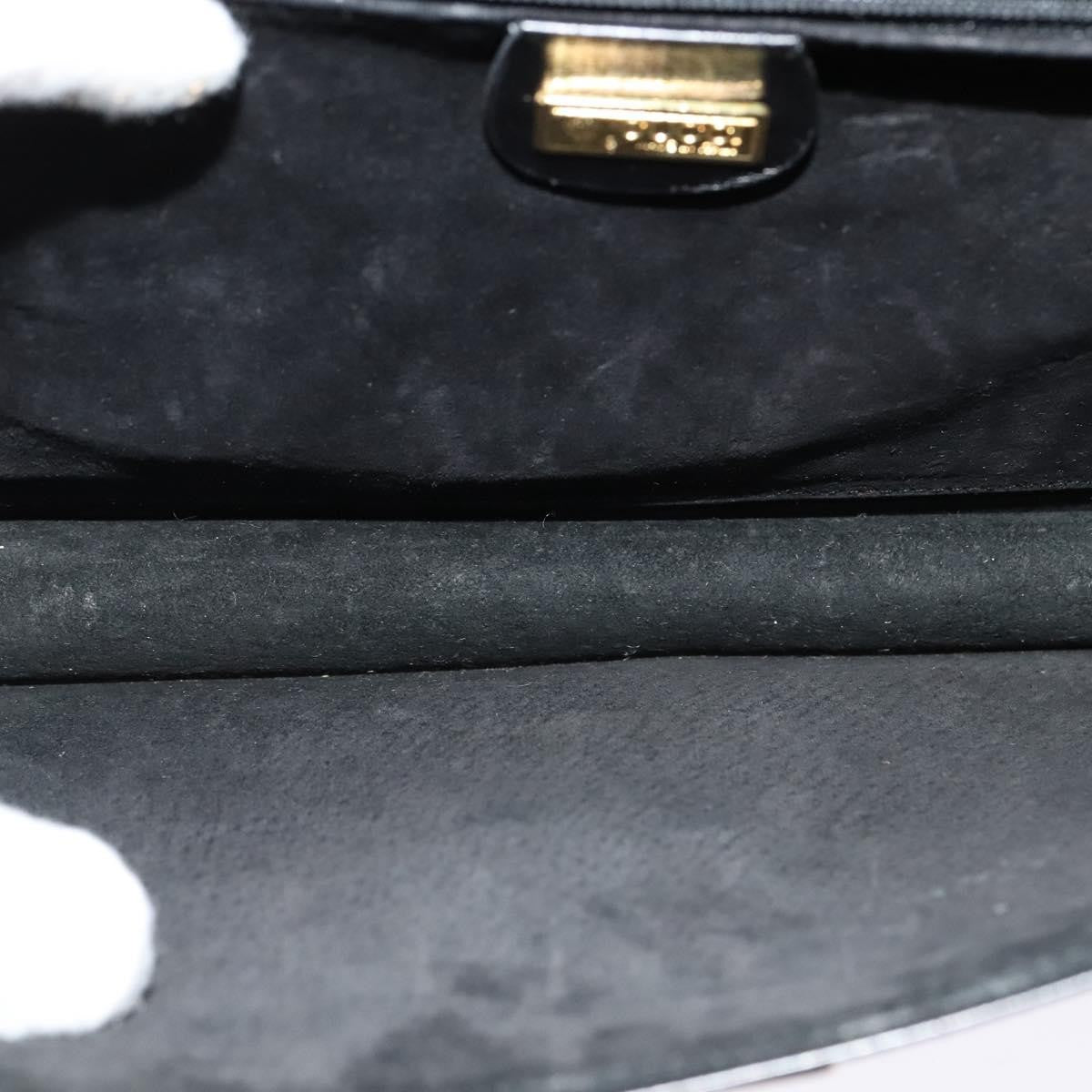 Gucci Vintage Flap Shoulder Bag Leather, BLACK, LEATHER, Shoulder bag