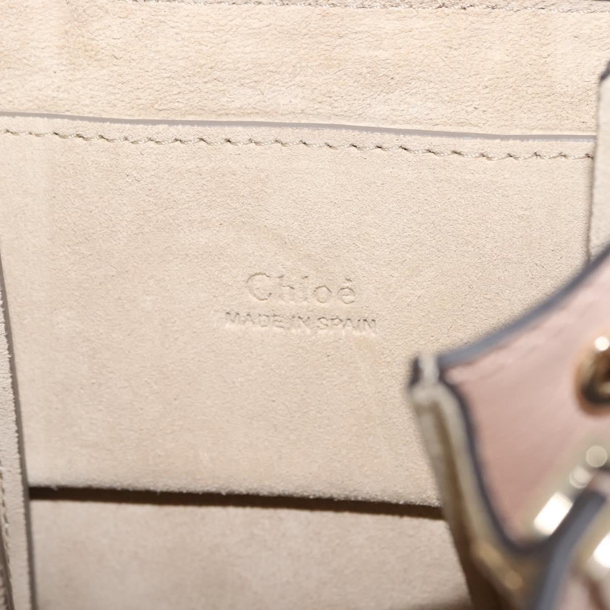 Chloe Faye Bracelet Crossbody Bag Leather and Suede, PINK, SUEDE, Crossbody bag