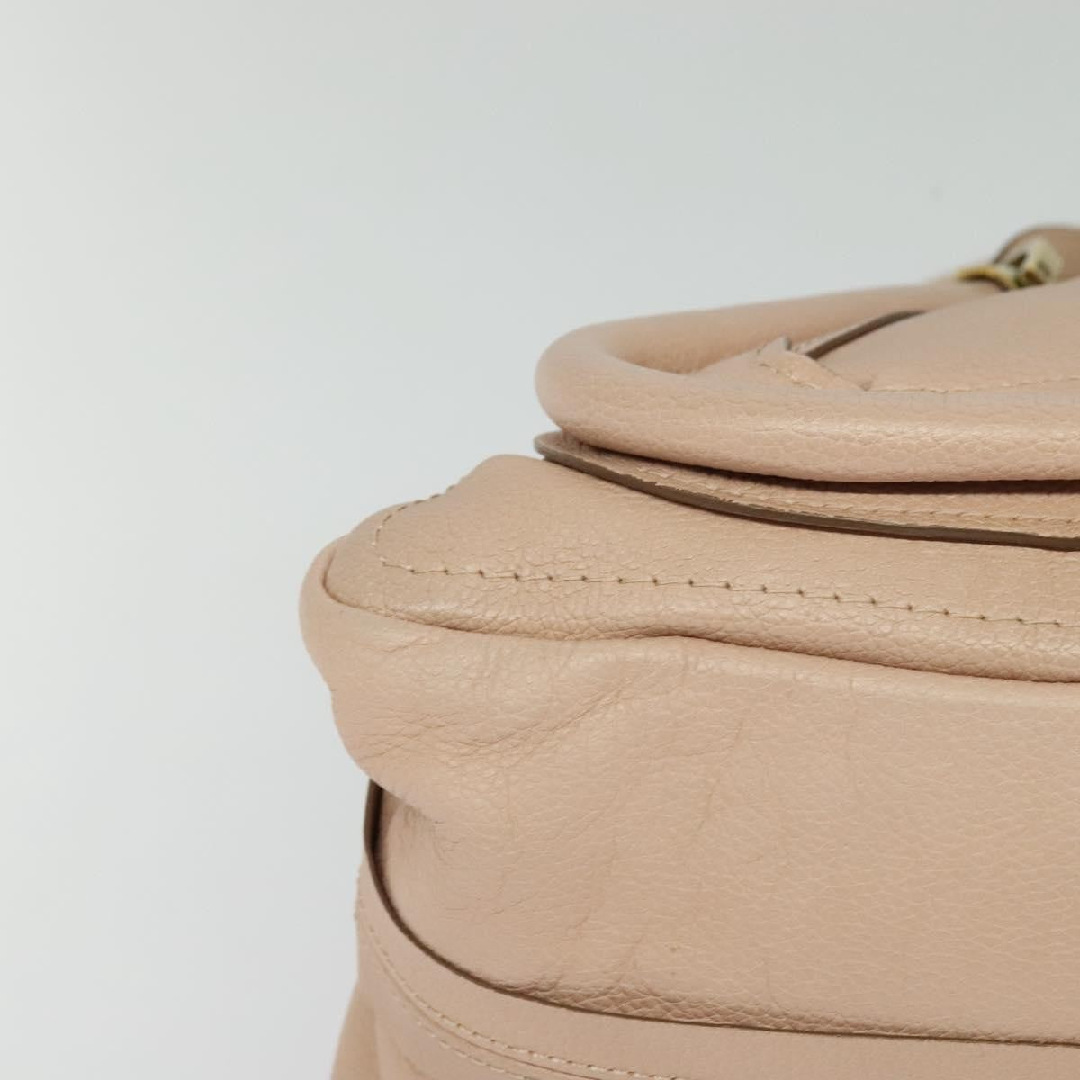 Chloe Paraty Handbag Quilted Leather, BEIGE, LEATHER, Handbag