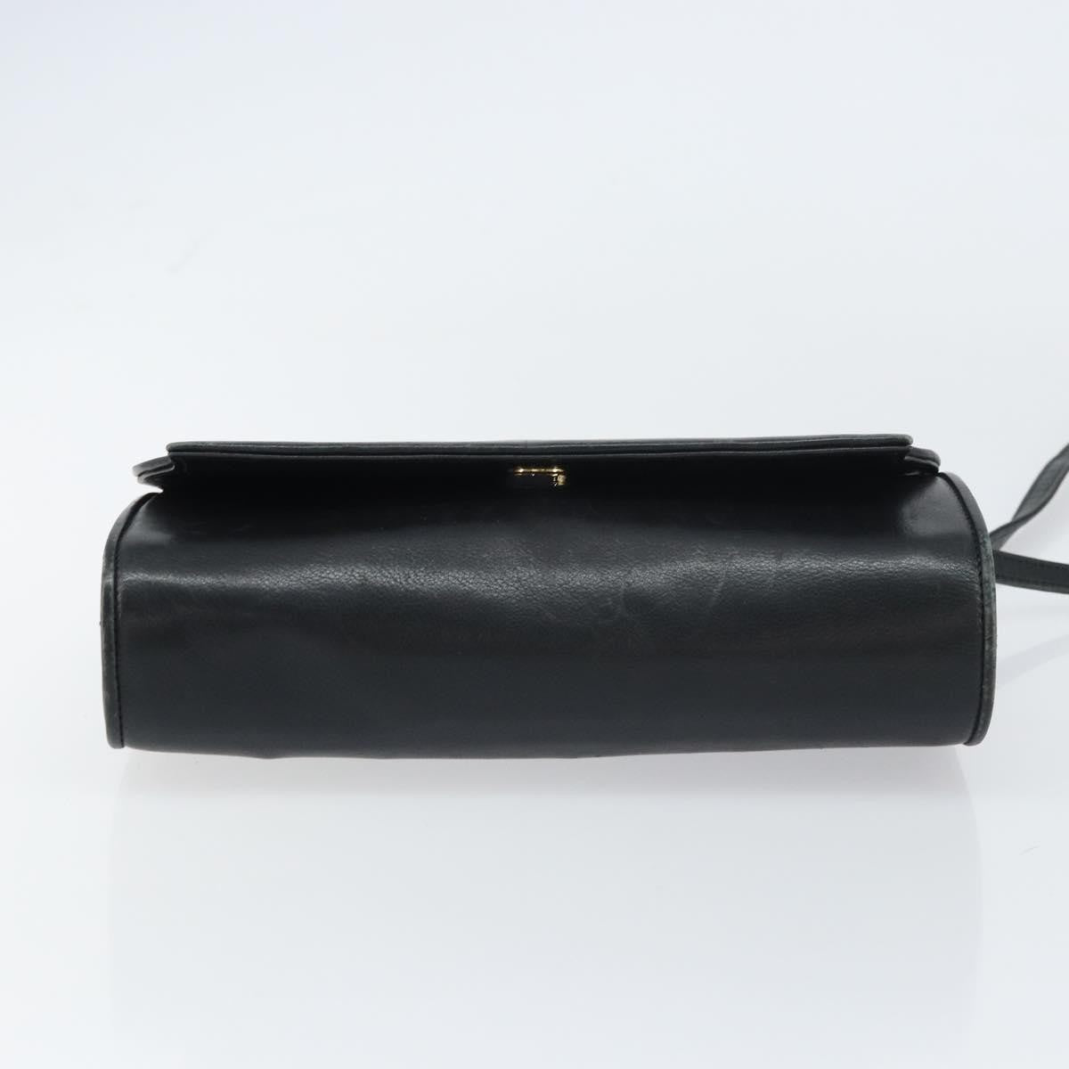 Gucci Vintage Shoulder Bag Leather, BLACK, LEATHER, Shoulder bag