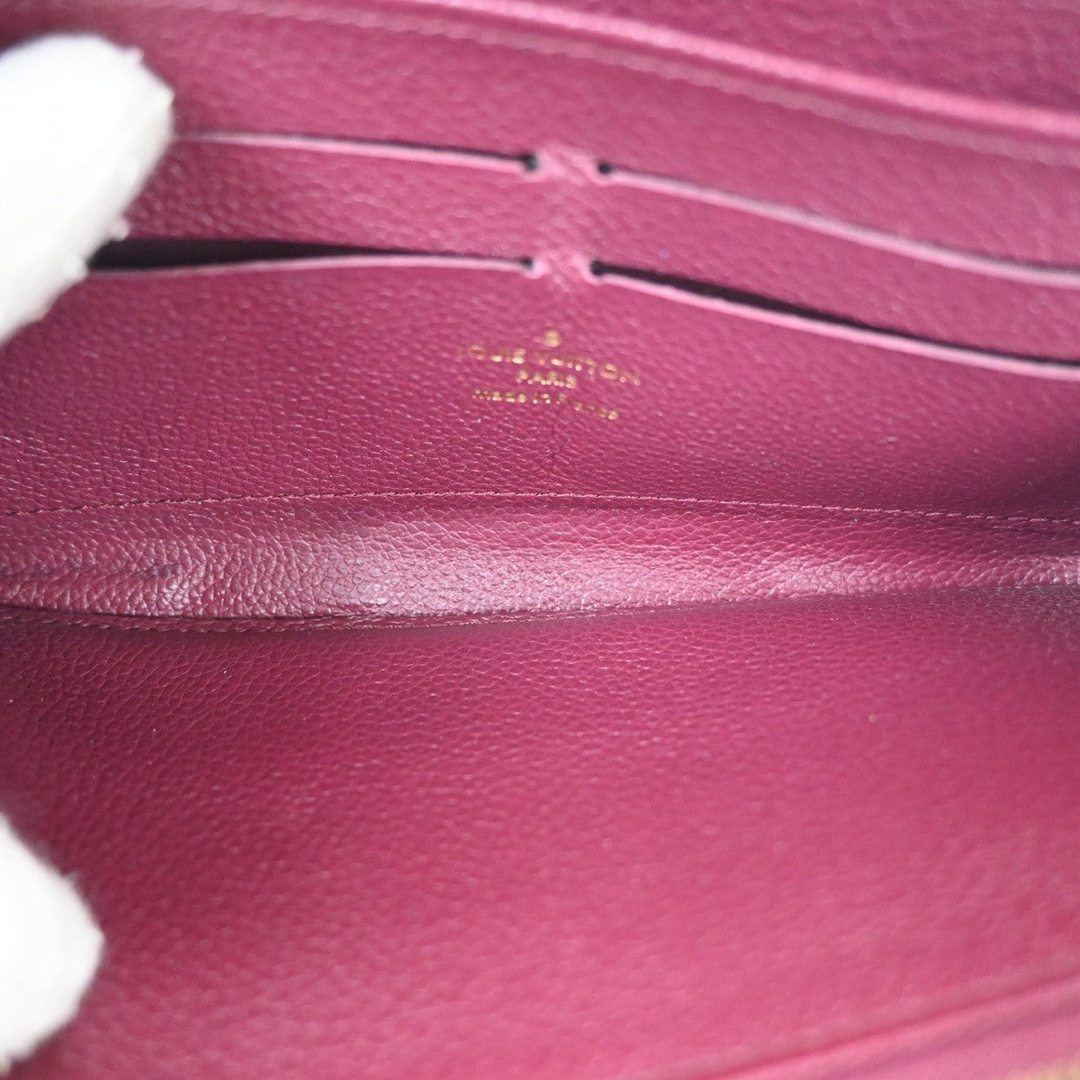 Louis Vuitton Zippy Wallet NM Leather Empreinte, PURPLE, LEATHER, Wallets