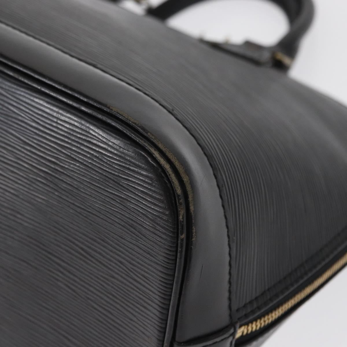 Louis Vuitton Alma Handbag Epi Leather, BLACK, LEATHER, Handbag