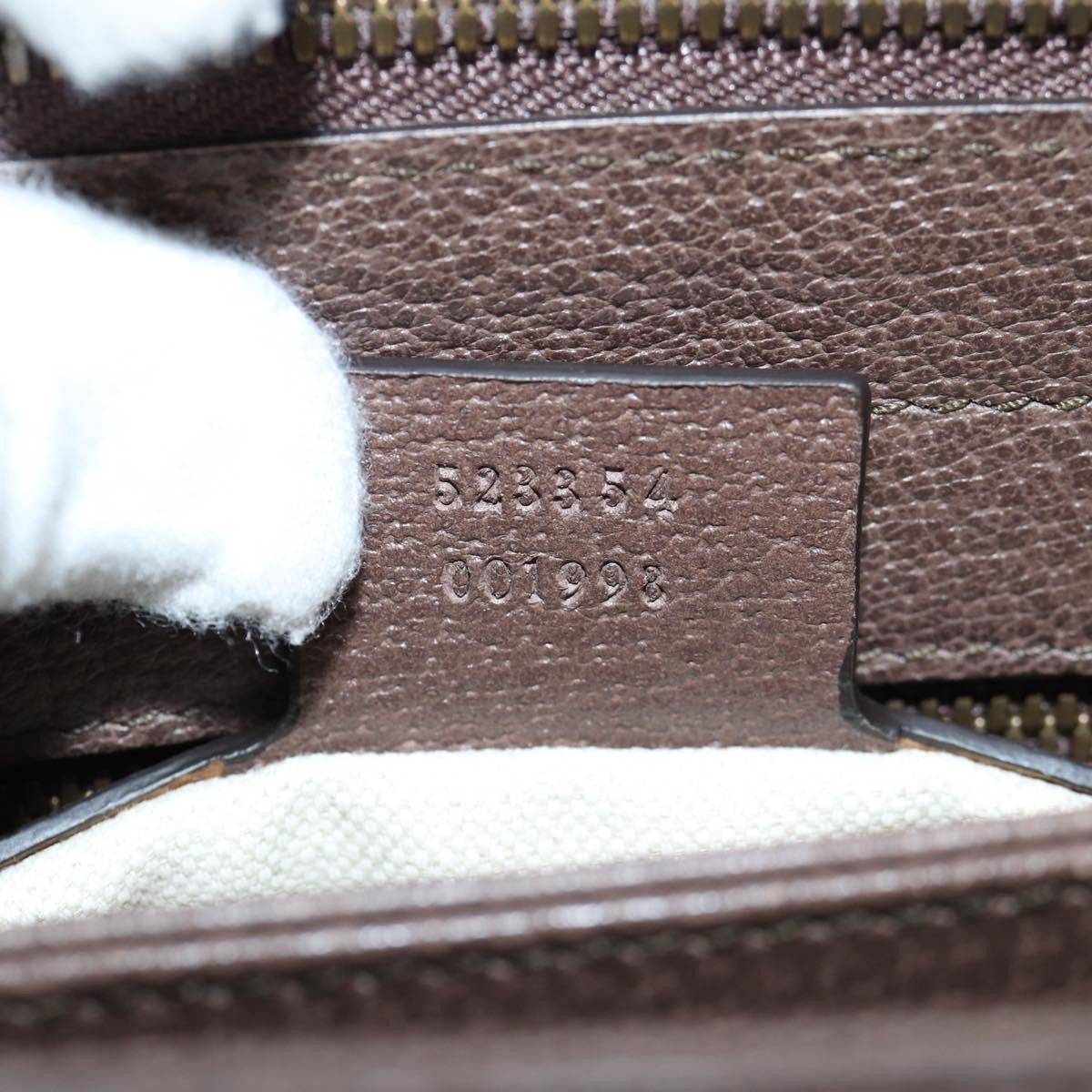 Gucci Ophidia Zip Shoulder Bag GG Coated Canvas, BEIGE, CANVAS, Shoulder bag