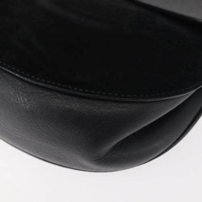 Chloe Drew Shoulder Bag Leather, BLACK, LEATHER, Shoulder bag