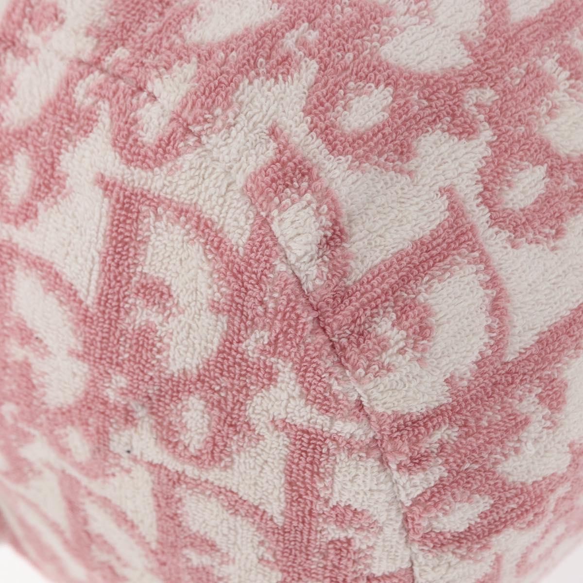 Christian Dior Vintage Trotter Pouch Pile, PINK, CANVAS, Clutche & pouche