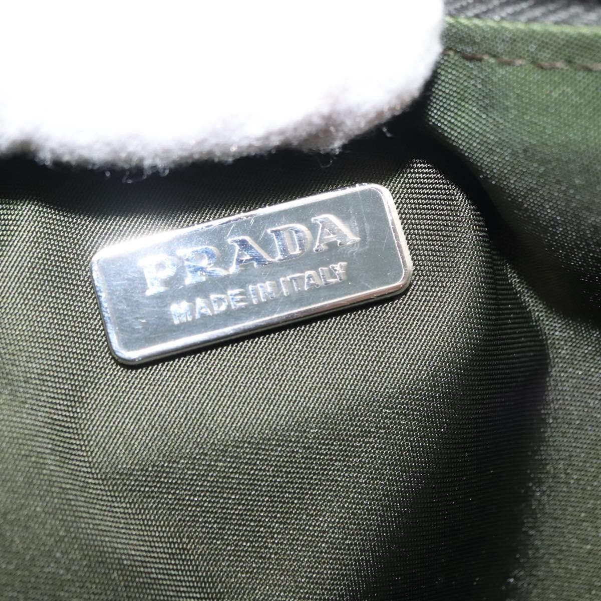 Prada Pochette Shoulder Bag Tessuto, KHAKI, NYLON, Clutche & pouche
