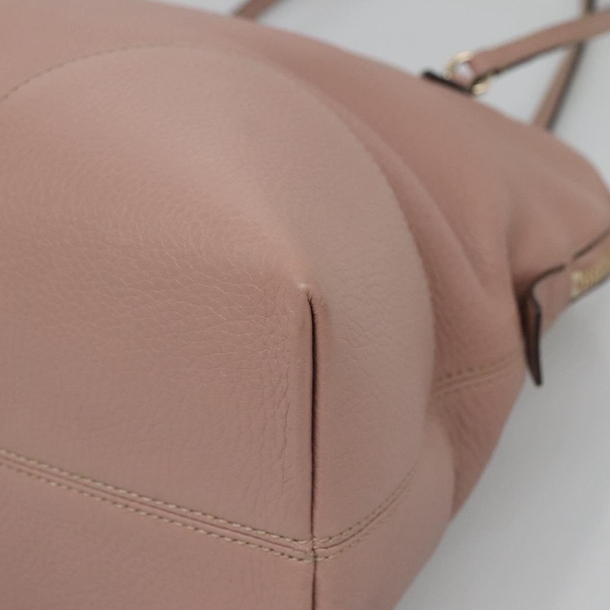 Gucci Bree Dome Tote Leather, PINK, LEATHER, Shoulder bag