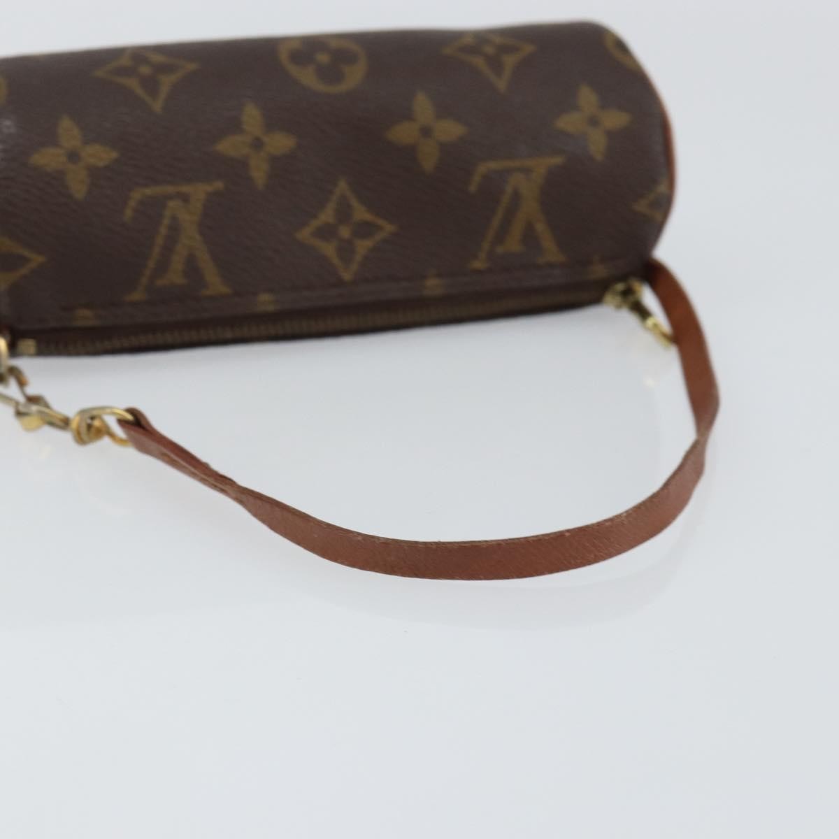 Louis Vuitton Papillon Pochette Monogram Canvas, BROWN, CANVAS, Clutche & pouche