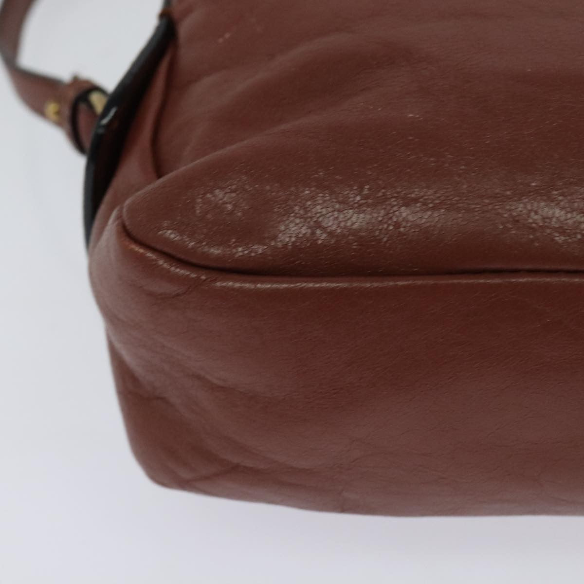 Chloe Vintage Shoulder Bag Leather, BROWN, LEATHER, Shoulder bag